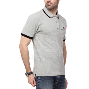 เสื้อยืดโปโลผ้าฝ้าย100% ของผู้ชายเสื้อโปโลแขนสั้นระบายอากาศได้ดีเสื้อยืดผู้ชายแบบลำลองแนวสตรีทเสื้อโปโลแบบเรียบโลโก้ออกแบบได้ตามต้องการ - Product Image 3