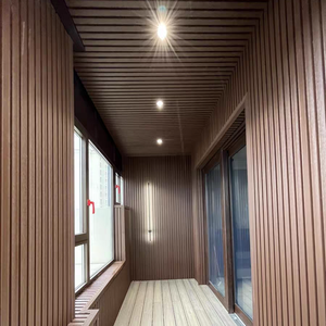 WPCクラッディング木材プラスチック複合壁パネル外装工場直販価格 - Product Image 1