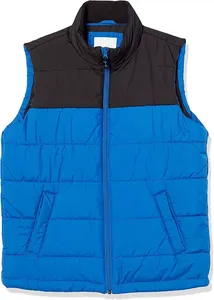 High Quality Wholesale Breathable Men's Sleeveless Puffer Jacket Custom Logo Stand Collar Winter Body <b>Warmer</b> Gilet Vest - Product Image 6