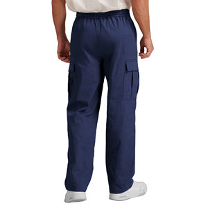 Pantalons de survêtement Logo personnalisé Polyester vêtements de sport amples lavé Streetwear pantalons de survêtement droits entraînement Sport Cargo pantalons pour hommes - Product Image 3