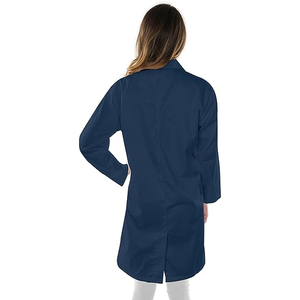 Uniforme médico profesional personalizado de manga larga Unisex más vendido con batas de laboratorio de colores personalizadas - Product Image 3