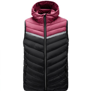 เสื้อกั๊ก2026มีฮู้ดสำหรับผู้ชายไซส์ใหญ่พิเศษเสื้อแจ็คเก็ตแบบพองแขนกุดสำหรับฤดูหนาว - Product Image 2