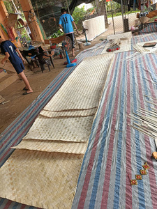 Rollo de correas de bambú Natural de Vietnam para diseño de pared Interior Material de ratán tejido para fabricación de paneles de sillas de gabinete - Product Image 2