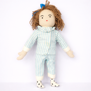 Muñeca de Pelo Rizado para Niñas - Juguete de Peluche de Algodón de 10 cm - Product Image 1