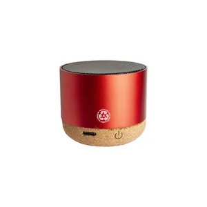 Mini Altoparlante Bluetooth Personalizzato in Sughero, Gadget USB per Promozioni - Product Image 3