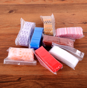 Sac à fermeture éclair transparent de taille et de conception personnalisées acceptables sac d'emballage alimentaire vente en gros à bas prix standard strict - Product Image 4