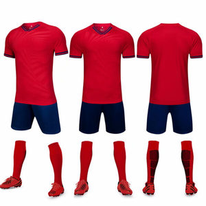 ชุดกีฬาแขนสั้นสำหรับเล่นฟุตบอลชุดฝึกซ้อมกีฬาแห้งเร็วแบบสั่งทำ - Product Image 4