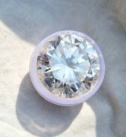 110 quilates de moissanita blanca de gran tamaño para la fabricación de joyas, diamante suelto hecho a mano.