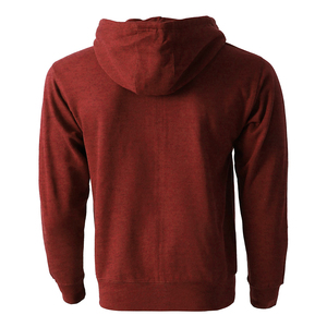 Fabricant de streetwear sweats à capuche zippés doublés en molleton de coton mélangé personnalisés sweats à capuche unisexes - Product Image 3