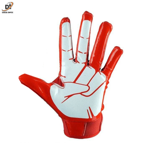Conception personnalisée professionnelle Rugby Équipement de football américain Gants de football pour hommes Gants de récepteurs américains - Product Image 5