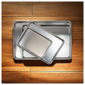 Plateau décoratif en métal avec finition antique Forme rectangle gaufré et martelé avec deux poignées latérales pour servir - Product Image 3