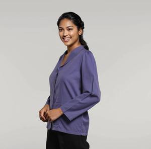 Đáng Yêu Phương Tây Phụ Nữ Phong Cách Cotton Boho Nông dân Dài Áo Tops Trong Lạnh Vai Với Tùy Chỉnh Thích Màu Sắc Rắn Áo Tops - Product Image 4