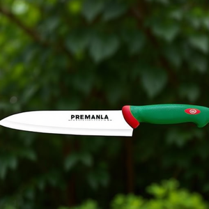 มีดหั่นขนมปังสแตนเลสสีเขียวโครเมียมขนาด 12 นิ้ว พร้อมด้ามไม้ - PREMANA PROFESSIONAL - Product Image 3