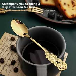 Cuchara de cobre puro ecológico de alta calidad con diseño artístico elegante para una vida Ayurvédica y saludable a precio de mayorista - Product Image 4