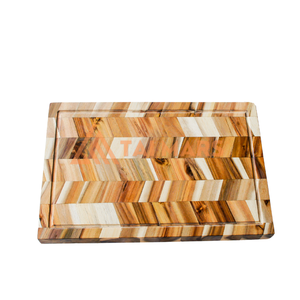 Vente en gros de planche à découper carrée en bois d'acacia pour couper la viande et les légumes en bambou pour la cuisine - Product Image 1