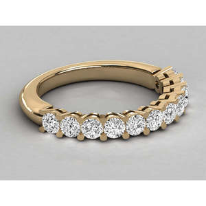 Bague pour femme en or 18 carats avec diamant de laboratoire - Product Image 3