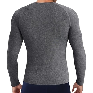 Último estilo hombres MMA Rash Guard Diseña tu propia camisa de compresión de sublimación BJJ Rash Guard personalizado impreso OEM Rush Guard - Product Image 5