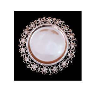 Plaque de chargeur en acier inoxydable de la plus grande qualité Nouvelle conception Plaque de présentation de chargeur de forme ronde au meilleur prix - Product Image 5