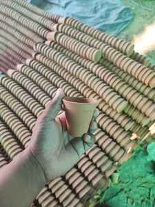 Tazas de té ecológicas cónicas de terracota de arcilla de la mejor calidad, venta de exportación para té, café, postre Lassi Kulfi Kullad - Product Image 3