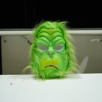 Masque de tête d'animal en peluche pour Halloween, idéal pour les fêtes costumées et les événements dansants - Respirant, tendance, en PU, design personnalisable pour adultes