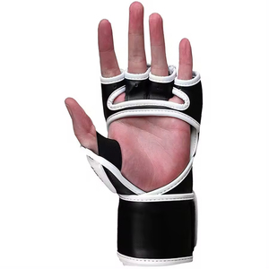 ถุงมือหนัง PU MMA ดีไซน์ล่าสุดสำหรับฝึกซ้อมผลิตตามสั่ง - Product Image 3