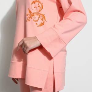 OEM Imprimé Islamique Femmes Ras Du Cou Survêtement Ensemble Vente En Gros Abaya Musulmane Robe Dubaï Dames 100% Coton Léger Respirant - Product Image 2