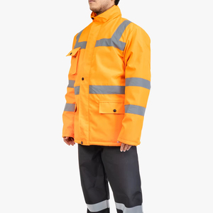 Gilet de travail haute visibilité personnalisable, respirant et confortable, avec bandes réfléchissantes, broderie de logo, approvisionnement en gros - Product Image 1