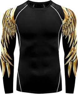 Ensemble de Rash Guards Personnalisés Sublimés Respirants à Manches Longues Séchage Rapide Écologiques pour Salles de Sport et Équipes de Combat - Product Image 6