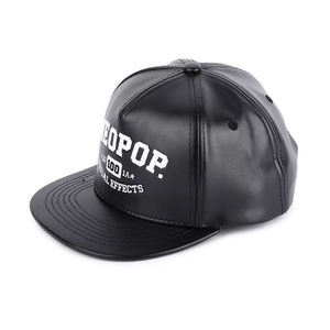 Gorra Deportiva Unisex Personalizada al por Mayor, de Algodón Negro, de 5 Paneles, Transpirable, Impermeable, con Cierre a Presión, Bordado de Letras, Ajustable - Product Image 4