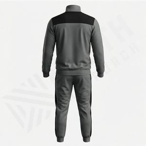 Conjunto Deportivo Personalizado de Dos Piezas en Felpa Técnica, Sudadera Lisa Unisex, Pantalones Deportivos de Algodón, Conjunto con Capucha, Color Personalizado para Hombre - Product Image 2