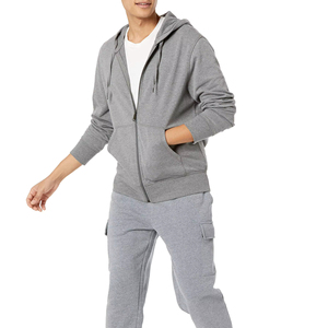 OEM Oversized <b>Hoodie</b> 100% Cotton Heavyweight Blank Pullover Streetwear Custom Printing Zipper Hoodies For Men - Product Image 2