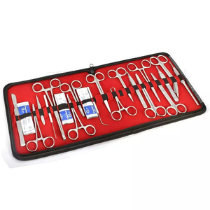 Juego de disección para estudiantes de 33 piezas, juego de cirugía intestinal Manual de laboratorio de anatomía, instrumentos quirúrgicos de Metal de acero inoxidable, electricidad - Product Image 3