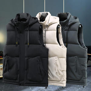 Chaleco Térmico Sin Mangas de Poliéster y Algodón Ecológico para Hombre, Talla Grande, Cálido, Informal, de Invierno, Venta al por Mayor de Fábrica - Product Image 1