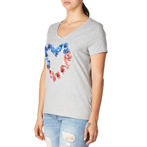 เสื้อยืดผู้หญิงผ้าโพลีผสมแบบกำหนดเองได้ ขายส่งจำนวนมาก เนื้อผ้านุ่ม แห้งเร็ว เสื้อยืดโพลีเอสเตอร์ผู้หญิงแบบเรียบ - Product Image 2