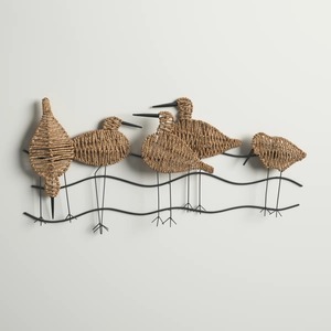 Decoración de pared de Metal hecha a mano artística para hogares modernos Escultura de pared de hierro elegante Sala de estar Dormitorio Panel de oficina - Product Image 4