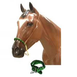 Brida de Cuero Genuino Ajustable para Caballo, Cabestro de Cuero Repujado, Cabestro de Cuero Anatómico para Caballo - Product Image 3