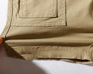 Venta al por mayor Atlético personalizado ropa de trabajo 100% algodón pantalones cortos de fitness pesados con botón pantalones cargo patrón sólido estilo casual para hombres - Product Image 5