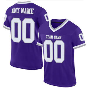 Maillot de football américain de haute qualité OEM dernier design avec options de taille plus respirantes pour les sports d'été - Product Image 2