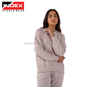 Sweat-shirt pour femmes de qualité supérieure 100% coton, fabrication sur mesure OEM, vêtements d'hiver doux de haute qualité - Product Image 1