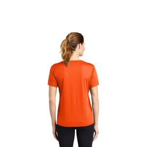 เสื้อยืดทรงพอดีตัวสำหรับผู้หญิงเสื้อยืดผ้าโพลีเอสเตอร์100% เย็นแบบปรับแต่งได้ - Product Image 6
