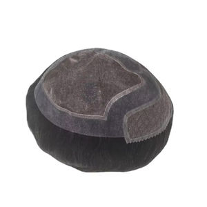 Perruque en cheveux naturels 100% humains, mono front lace, toupet, patchs, prothèse capillaire, Taz Hair BD, haute qualité - Product Image 5