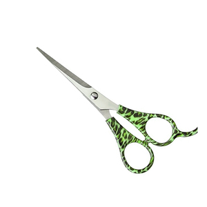 Tijeras de peluquero profesionales para diestros de acero inoxidable duraderas, cuchillas afiladas de mango medio, revestimiento de plástico para peluquería - Product Image 1