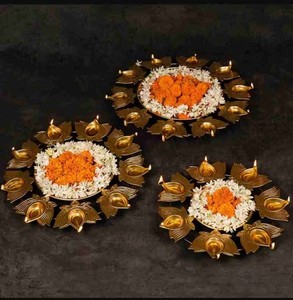 Bougeoir à thé Lotus Design avec bol Urli de fleurs flottantes pour bureau à domicile et décoration de Table décoration de mariage - Product Image 5