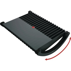 Black Footrest W485xD345xH100 mm Lumbar Pillows & Seat <b>Cushions</b> - Product Image 2
