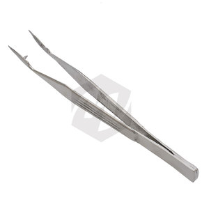 Pince à éclats Walter-CARMALT Pince à épiler à pointe incurvée de 4.75 po en acier inoxydable Instrument médical de qualité chirurgicale - Product Image 3