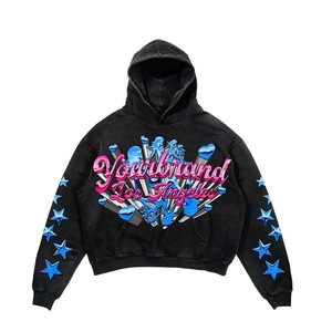 Survêtements sérigraphiés respirants pour hommes grande taille Design personnalisé Nouvelle tendance Ensemble de pantalons de survêtement et de sweatshirts pour l'hiver - Product Image 4