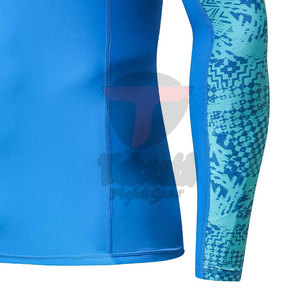 Camisetas para hombre TAKESHI FIGHT GEAR de manga larga con cuello redondo y patrón sólido de color personalizado - Product Image 6
