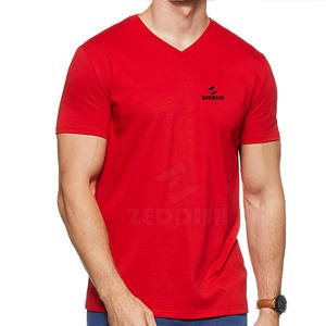 Camiseta de hombre de alta calidad con logotipo personalizado impreso antiarrugas 100% algodón patrón sólido precio al por mayor hecho en Pakistán - Product Image 5