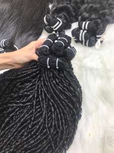 Venta al por mayor PIXIE CURLY Gran Stock 100% Cabello Virgen Paquetes de cabello humano crudo vietnamita de alta calidad con encaje HD - Product Image 6