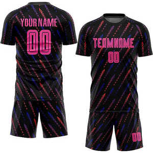 Fabricant de qualité Séchage rapide Logo personnalisé Conception personnalisée Maillot de couleur unie Vêtements de sport Uniforme de football - Product Image 5